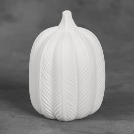 Ceramic Bisque Tall Knit Pumpkin - Case of 4